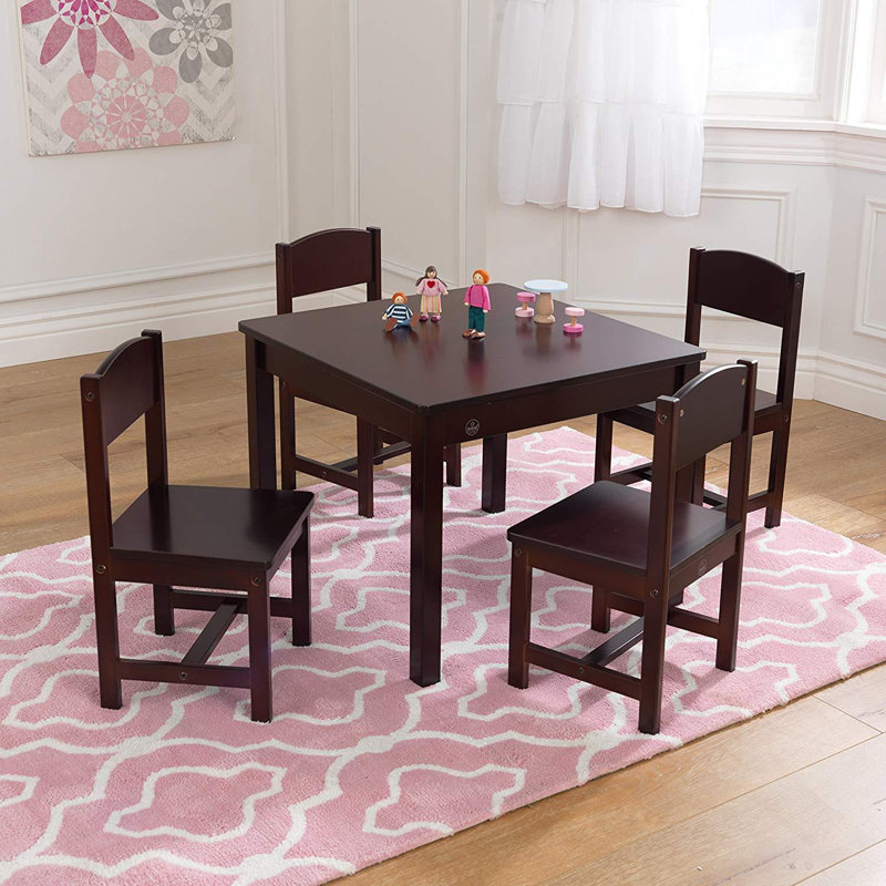 Harriet Bee Caley Kids 5 Piece Play Table and Chair Set & Reviews Wayfair